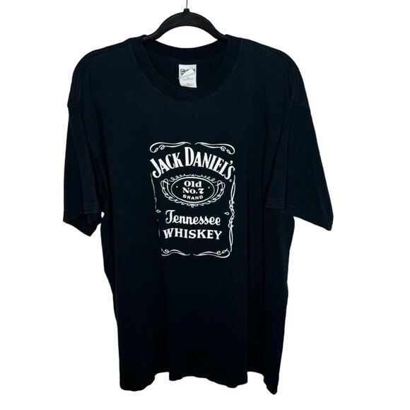 GILDAN / black Jack Daniels Tennessee Whiskey short sleeve tee / XL - Picture 1 of 6